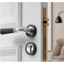 Patriage de la porte de fantaisie American Silent Split Lock moderne et simple verrouillage de porte de conception